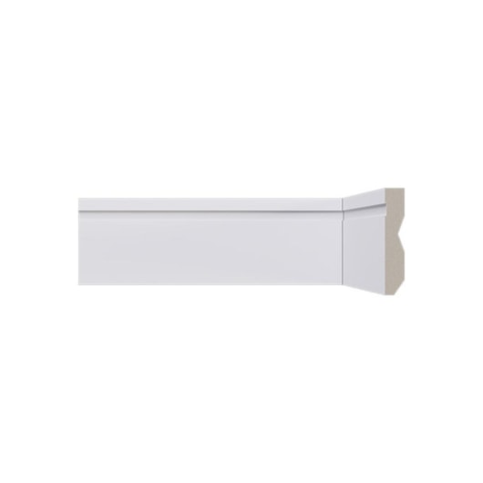 Rodapé Santa Luzia Branco Com Friso De Poliestireno Lev72 7x240cm - Imagem principal - f3c0abb7-eba7-4d84-aef2-460319291638