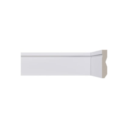 Rodapé Santa Luzia Branco Com Friso Lev72 7x240cm