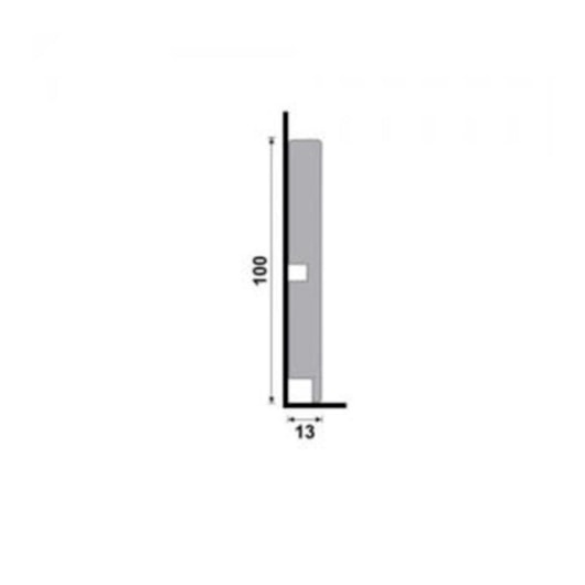 Rodapé Santa Luzia De Poliestireno 454 Branco Liso  10x240cm - Imagem principal - 52e4f8c1-159d-41f9-b793-b7fa232ff80a