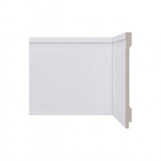 Rodapé Santa Luzia De Poliestireno Branco Friso Lev152 150x2400mm - Imagem principal - c25092f8-c23b-470c-b50c-9d802f9cc751