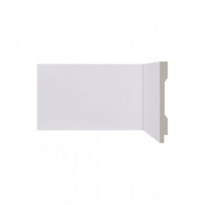 Rodapé Santa Luzia De Poliestireno Lev101 Branco 10x240cm