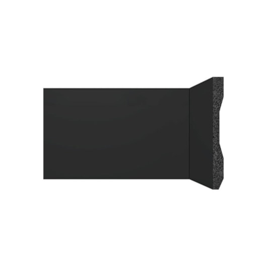 Rodapé Santa Luzia Lev101 Preto Liso - Imagem principal - 93249515-f642-43bb-a7f7-6dea00199d02