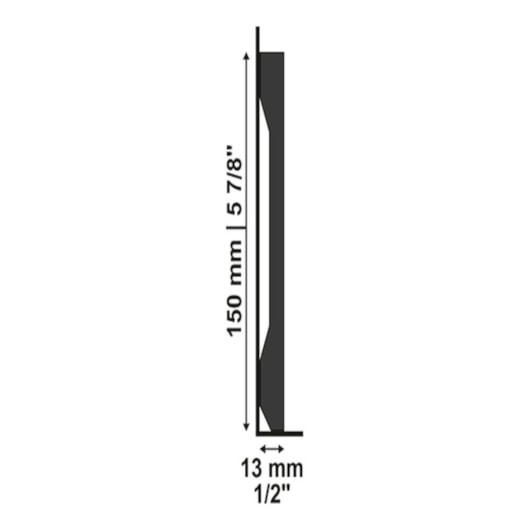 Rodapé Santa Luzia Lev151 Preto Liso - Imagem principal - b72beb0a-1d7b-4621-907e-960e6288ed55
