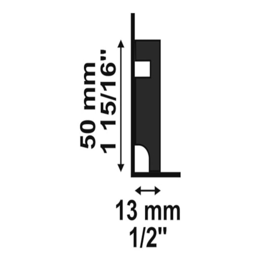 Rodapé Santa Luzia Lev51 Preto Liso - Imagem principal - 1db1d32d-067a-4092-9c43-14a2cb93db8c