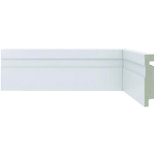 Rodapé Santa Luzia Moderna Branco Friso 456 70x2400mm - Imagem principal - 26d61638-d51c-4992-9f5f-75ebc2c109f5