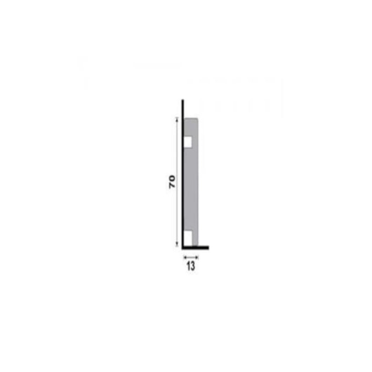 Rodapé Santa Luzia Moderna Branco Liso 451 70x2400mm - Imagem principal - b72094b2-3075-4f64-9d7d-c554f3be94f3