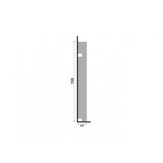 Rodapé Santa Luzia Moderna Branco Liso 496 150x2400mm - Imagem principal - 80646274-f376-4d8e-a81c-c962c5e19b6f