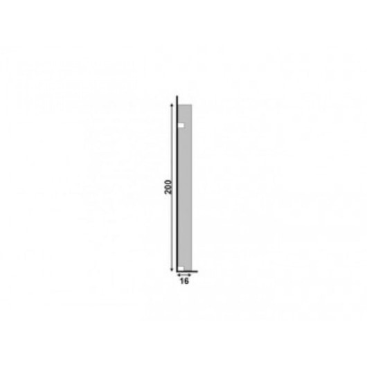 Rodapé Santa Luzia Moderna Branco Liso 506 200x2400mm - Imagem principal - f0daa2d6-c2d5-4011-b5a4-49f68e41bc0f