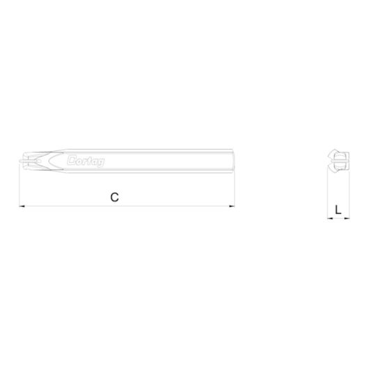 Rodel Titânio Universal Cortag 1,8x9cm - Imagem principal - 88e7ce67-b913-4f04-b891-d9e9c215df6c