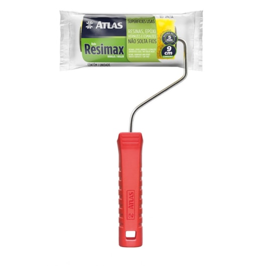 Rolo De Pintura Resimax Lã Sintética Atlas 9cm - Imagem principal - 3ea2f43e-fd37-49c3-98b7-a8fb433dcde8