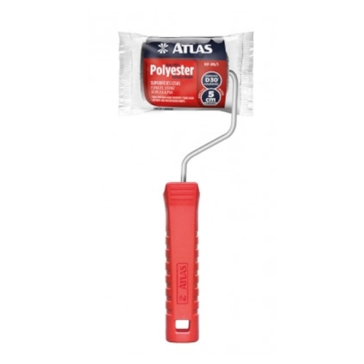 Rolo Espuma Cinza Com Cabo R406/5 Altura 10mm Epóxi e Resinas Superfícies Lisas 5cm Atlas - Imagem principal - 4091fdb7-b17d-4b48-a4c3-99fdebd05c7f