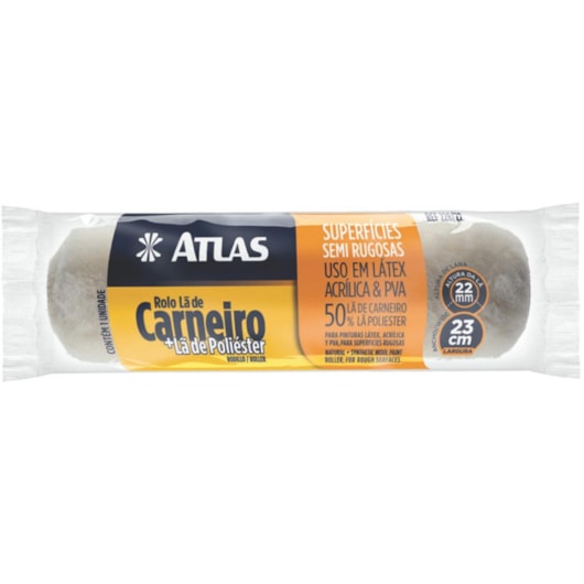 Rolo La Atlas Economico R 228 22 23cm Sem Cabo - Imagem principal - a3396b54-2b39-48f1-b48a-6057984ab7f8