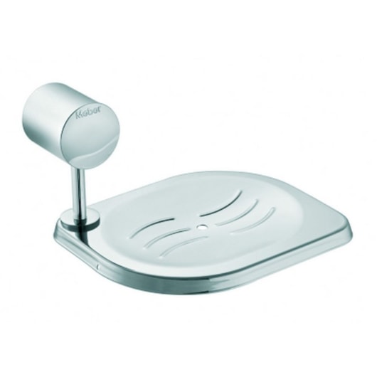 Saboneteira Atria 304 Parede Cromada Meber - Imagem principal - 98be9e87-2e27-482e-bd47-a0ae6be900ef