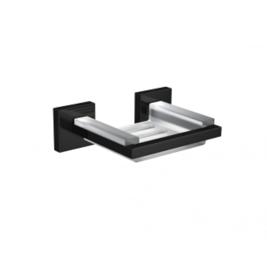 Saboneteira Clean Black Noir Deca - Imagem principal - 47d16797-9c55-4a4b-9dbb-6e3af3d6bf81