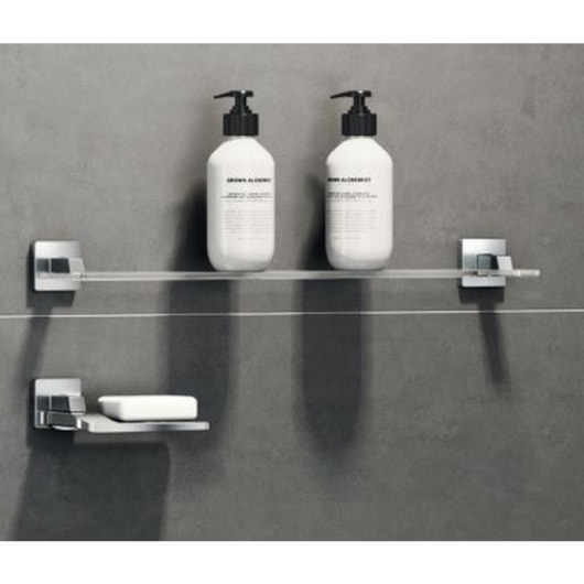 Saboneteira De Parede Trip Cromada Docol - Imagem principal - 3937e23e-e96d-4352-9caa-f92fc9034555