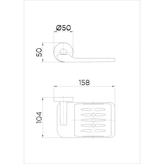 Saboneteira Hope Cromada Docol - Imagem principal - 52340264-eb15-49b3-9b5c-74ab24b211b3