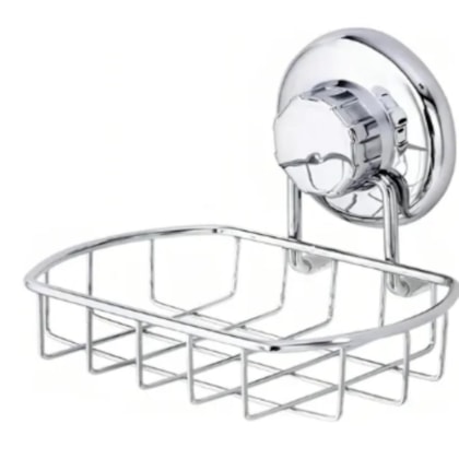 Saboneteira  Inox Com Ventosa Astra