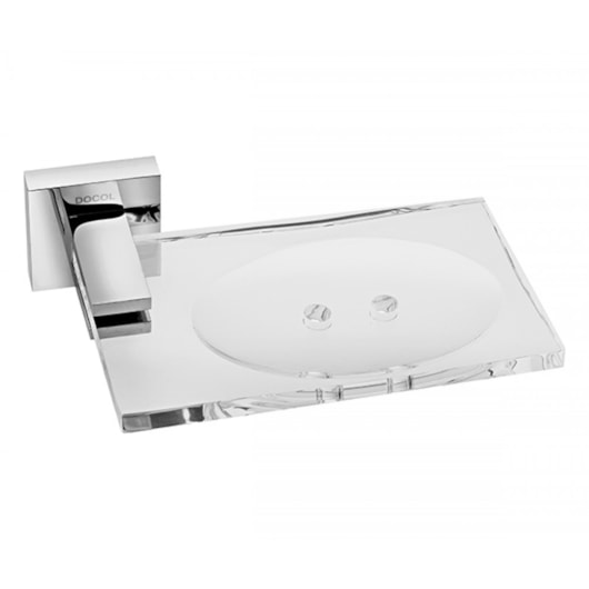 Saboneteira Square Cromada Docol - Imagem principal - ea71d941-9339-4ff3-9e85-289fb3c81dcd