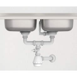 Sifão Duplo Para Pias E Cubas De Cozinha Tramontina