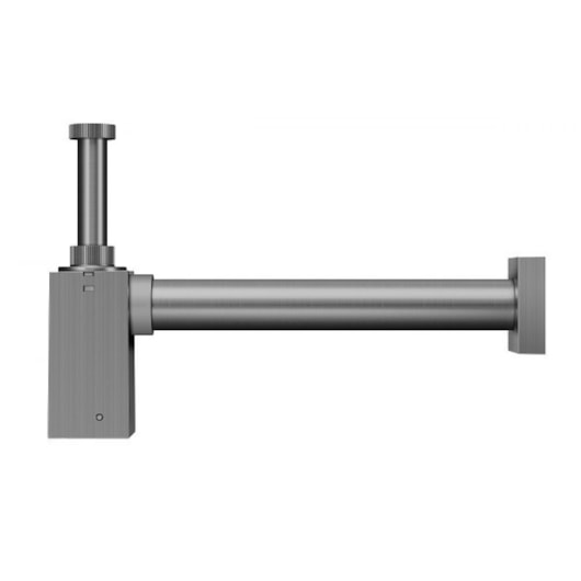 Sifão Para Lavatório Square Grafite Escovado Docol - Imagem principal - 7c06c0c8-adb9-4019-91cd-e6d712750d03