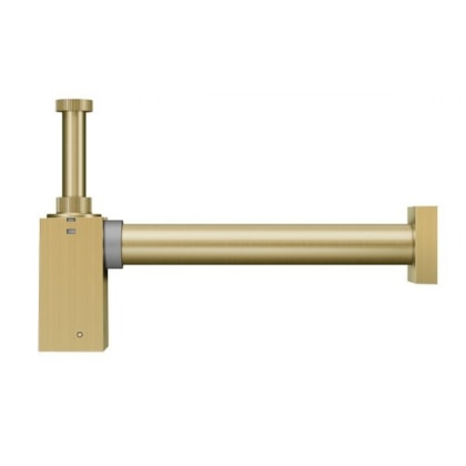 Sifão Para Lavatório Square Ouro Escovado Docol