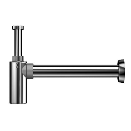 Sifão Para Lavatório Top Grafite Polido Docol