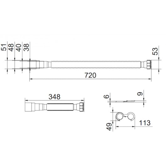 Sifão Universal Branco Docol 72cm - Imagem principal - ba654b3b-d75f-42ea-9ef3-8c980f8e94d2