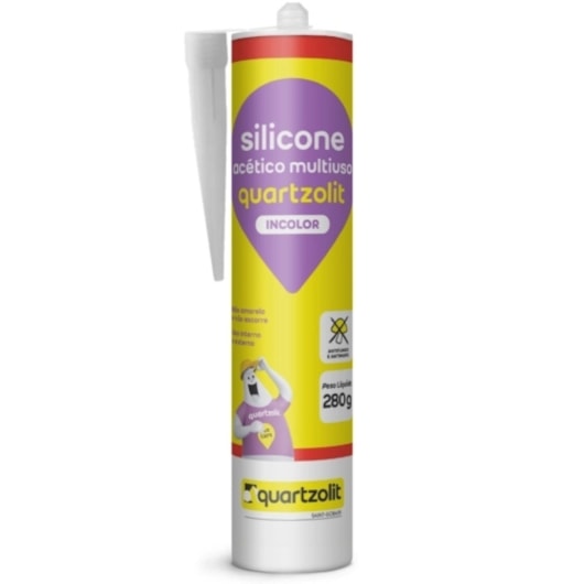 Silicone Acético Multiuso 250g Quartzolit - Imagem principal - ab7fe632-e0ef-414d-92ed-9c0e8a896511