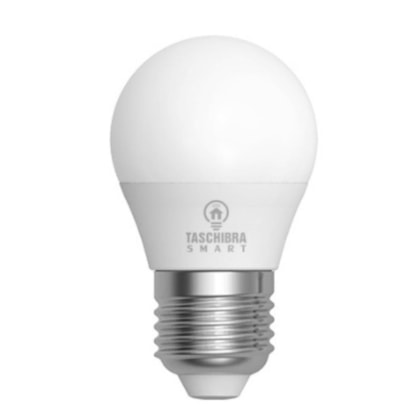 Smart Lâmpada WI-FI  Led 6W Bolinha G45 RGB Taschibra