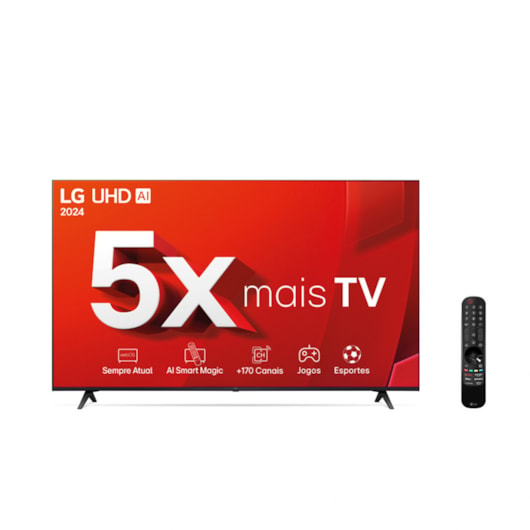 Smart TV UHD UT80 50 Polegadas LG - Imagem principal - bf3b5fb5-2e26-43d0-8249-1bfba095b194