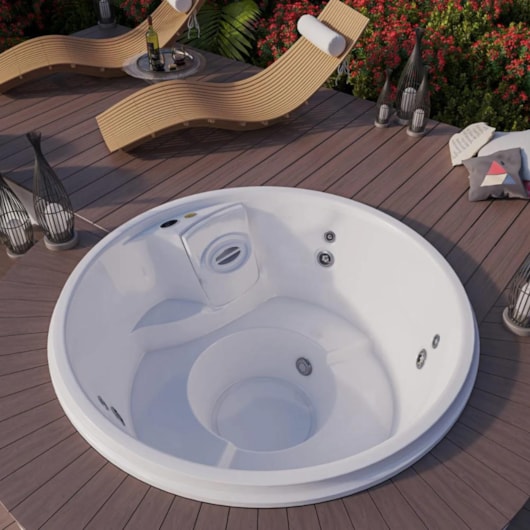 Spa 4 Lugares com  Aquecedor J180 Jacuzzi 180x88cm - Imagem principal - 38d92d04-0506-4d1b-8f90-0b288ea68672