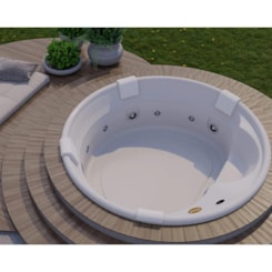 Spa 4 Lugares Com Aquecedor J180 Quality Jacuzzi 182x56cm