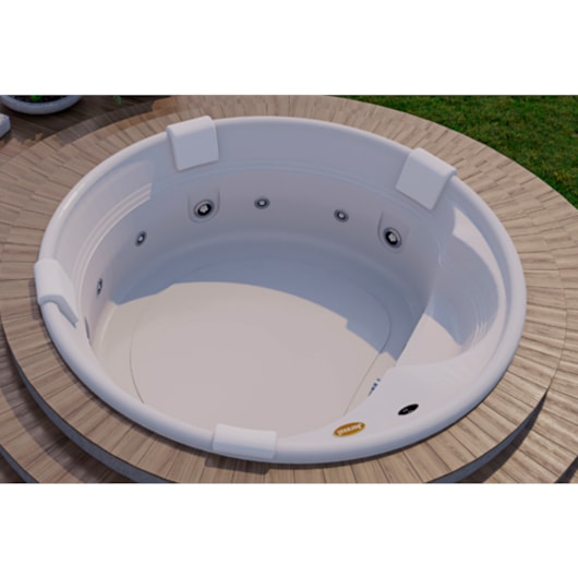 Spa 4 Lugares Com Aquecedor J180 Quality Jacuzzi 182x56cm - Imagem principal - 6fee6830-30f4-4e47-b669-41eb43d30eb2