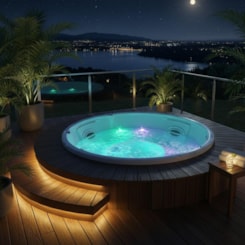 Spa 4 Lugares Com Aquecedor J210 Quality Jacuzzi 229x229cm