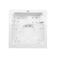 Spa 5 Lugares Com Aquecedor e com Painéis 185L Jacuzzi 180x180x89cm