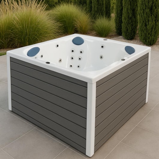 Spa 5 Lugares Com Aquecedor e com Painel J195-L 60hz Jacuzzi 180cm X 180cm X 89cm - Imagem principal - 64600e99-5553-40b3-bdc0-0726d39478b1