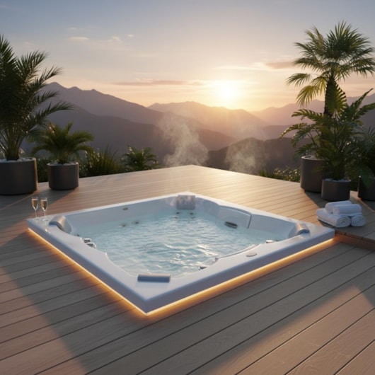 Spa 7 Lugares Com Aquecedor e Painel J-185 Vip 180cm x 89cm Jacuzzi - Imagem principal - 63695611-ea31-4dcf-8bee-42c59d63f394