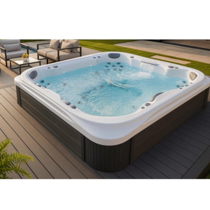 Spa 8 Lugares Com Aquecedor J495 Jacuzzi 231cm X 279cm X 95,50cm -111cm(fundo)