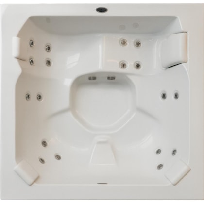 Spa Com Aquecedor 5 Lugares Sem Painéis 185l Jacuzzi 180x180x89cm