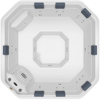 Spa Com Aquecedor e com 8 Lugares Meridian Plus Jacuzzi 214cm X 214cm X 91cm