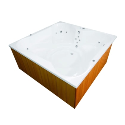 Spa Com Hidromassagem Flower Spacril Standard Ouro Fino 1,80x1,80m