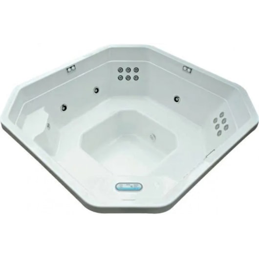 Spa De Acriílico 8 Pessoas Com Aquecedor Meridian Jacuzzi 214x214cm  - Imagem principal - fc8a0e55-0ba3-4442-804c-6d00c721220d