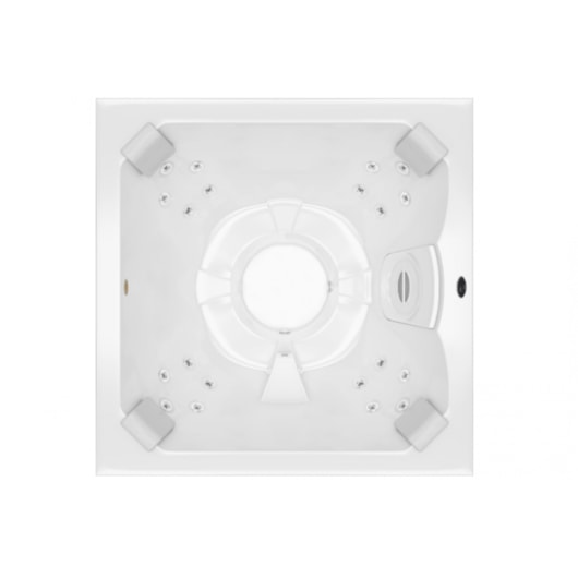 Spa De Acrílico 4 Pessoas Com Aquecedor J185 Jacuzzi 180x180x89cm - Imagem principal - 8bf4a05c-5e60-486b-a581-6d6f76a5fb12