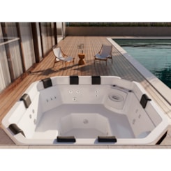 Spa Meridian Plus Com Luz E Painel Jacuzzi