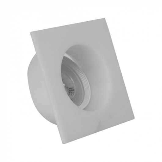 Spot De Led Comfort De Embutir Quadrado Luz Branca Bivolt Branco Fosco 5W Avant - Imagem principal - fc8f30e4-100e-42fe-b4fd-d26bc2e7317c