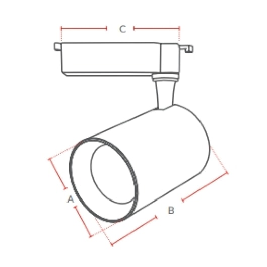 Spot De Led Trilho Authentic T1 20W Bivolt 6500K Avant - Imagem principal - f20cee85-1688-40e7-b47b-cfb4fb750be6