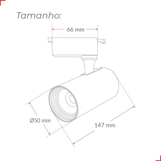 Spot De Trilho Led Authentic Evo T1 Am3000k 7w Preto Bivolt Avant - Imagem principal - 151db151-350d-4d17-b7b3-e921c1f433ba