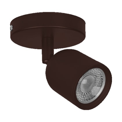 Spot Elegance De Sobrepor Cobre Fosco Luz Amarela Bivolt Avant 3000K 7W