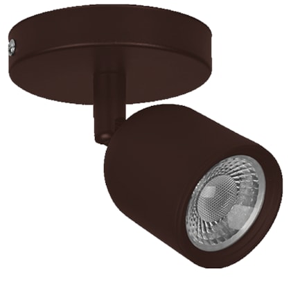 Spot Elegance De Sobrepor Cobre Fosco Luz Branca Bivolt Avant 6500K 7W