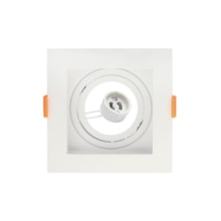 Spot Led Embutir Quadrado Recuado Conecta Mr16 Branco Taschibra